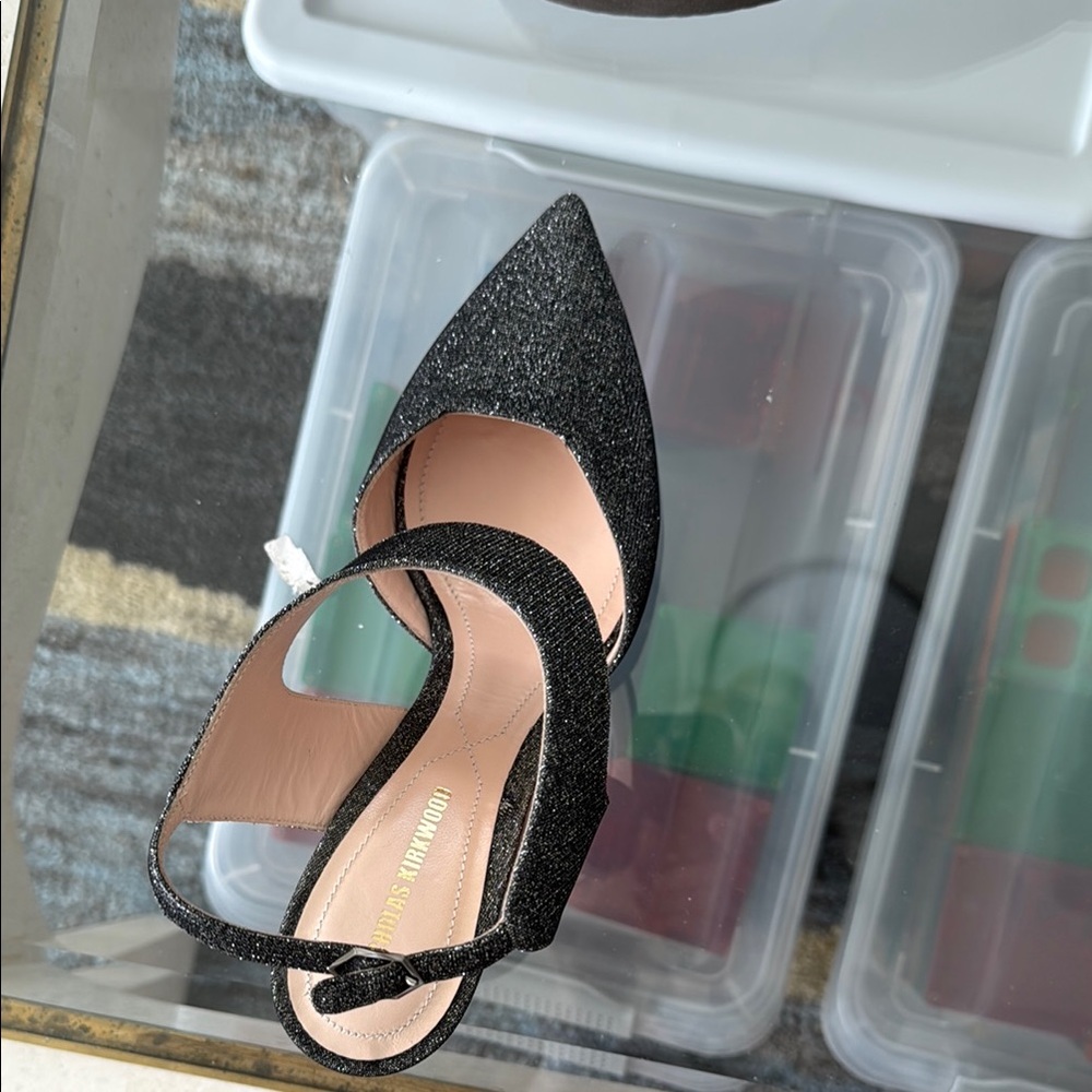 Nicholas Kirkwood Black Sparkly Heels